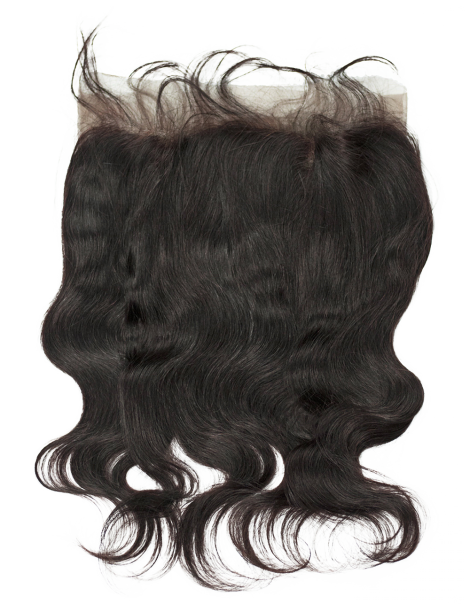 Pelo Virgen Cierre Frontales 100% pelo ondulado virgen brasileño Body Wave la colección Feme ...