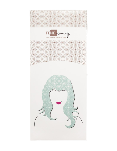Perücken aus hitzebeständigen Fasern Perücken aus hitzebeständigen Fasern Synthetische Bouncy Blowout Perücke...