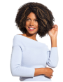 Heat resistant fiber wigs Heat resistant fiber wigs Synthetic wig Contoured Curl...
