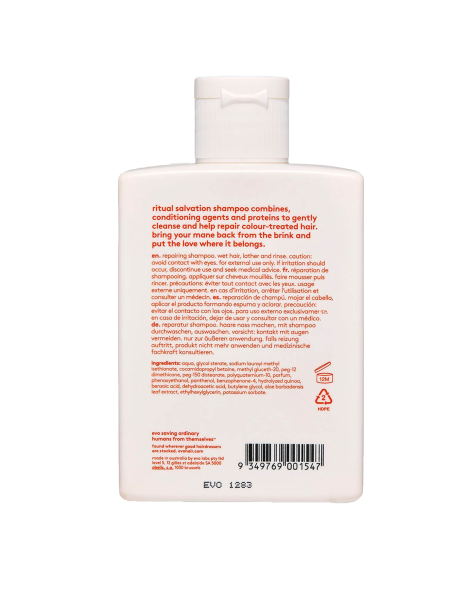 Startseite Startseite Repair Shampoo Ritual Salvation EVO EVO 21,00 €