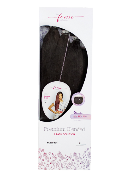 Tejido con cierre seminatural Tejido con cierre seminatural Pack Blow Out Feme PREMI...
