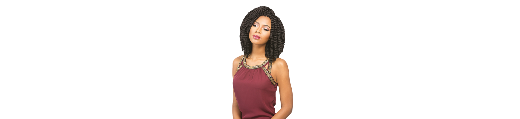 Mèches pour crochet braids synthétiques Mèches pour crochet braids synthétiques Mèches crochet braids vanille Bantu Braid Sen...