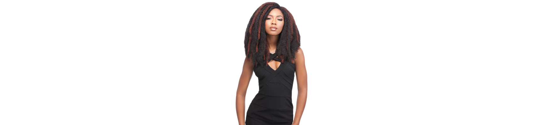 Mechas para trenzas sinteticas Mechas para trenzas sinteticas Vanilla Afro Jamaican Locks 26" Sensational Afric...