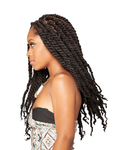 Mèches pour tresses synthétiques Mèches pour tresses synthétiques Mèches pour vanilles Reggae Braid 34" Sensationnel African...
