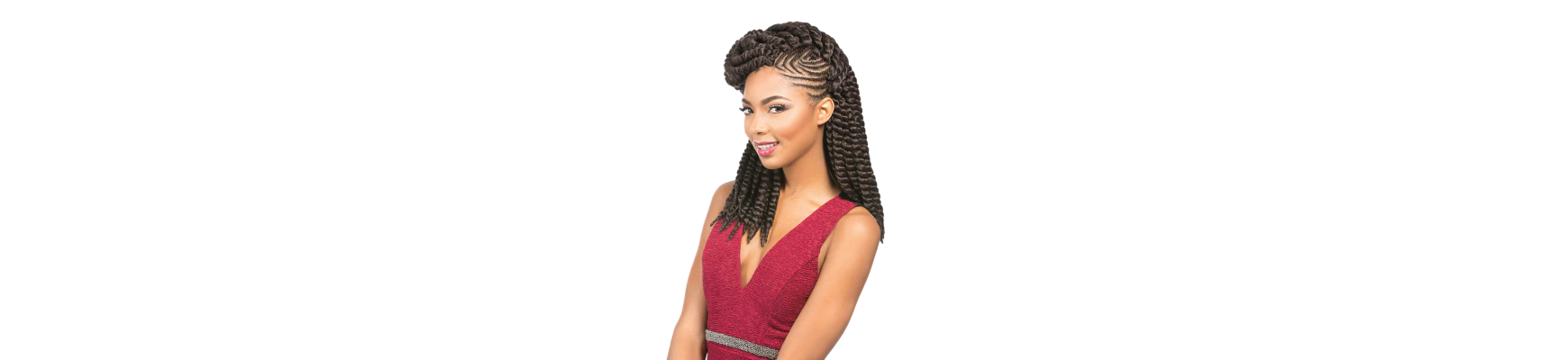Hakenbohrer Synthetische Braids Hakenbohrer Synthetische Braids Hakenbohrer Braids Rumba Twist 12" Sensati...