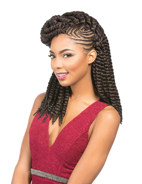Mèches pour crochet braids synthétiques Mèches pour crochet braids synthétiques Mèches crochet braids Rumba Twist 12" Sensati...