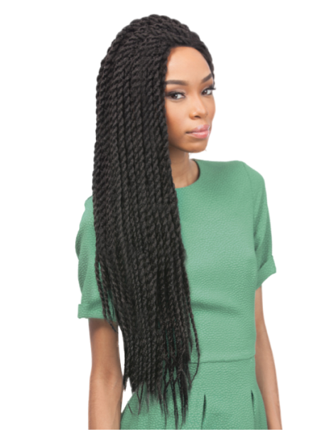 Hakenbohrer synthetische Braids Hakenbohrer synthetische Braids Hakenbohrer mittelgroße Vanillebraids 24" S...