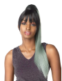 Postiches en cheveux synthétiques hi-heat Postiches en cheveux synthétiques hi-heat postiche queue de cheval avec frange cami...