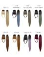 Postiches en cheveux synthétiques hi-heat Postiches en cheveux synthétiques hi-heat postiche queue de cheval avec frange cami...
