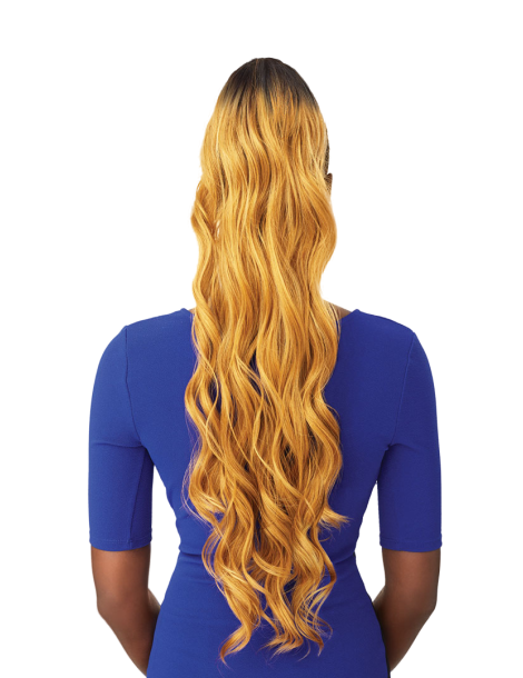 Hi-heat synthetic hairpieces Hi-heat synthetic hairpieces ponytail wavy 30" inch...