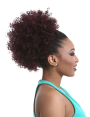 Synthetic hair hairpieces hi-heat Synthetic hairpieces hi-heat ponytail frizzy 10 "inches...