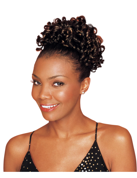 Postiches en cheveux synthétiques hi-heat Postiches en cheveux synthétiques hi-heat queue de cheval postiche bouclé court SP0...
