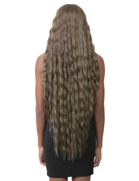 Perücken aus hitzebeständigen Fasern Perücken aus hitzebeständigen Fasern Lace Front Perücke extra lang on...