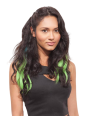 Haarverlängerung mit Clip Haarverlängerung mit Clip Haarverlängerung mit Clip farbig und gewellt body wave APPLE MARTINI 2 spot.
