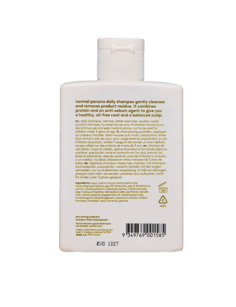 Accueil Accueil Shampooing Quotidien Normal Persons EVO EVO 21,00&nbsp;€