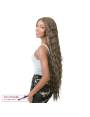 Perruques en fibres résistantes à la chaleur Perruques en fibres résistantes à la chaleur perruque lace front extra longue on...