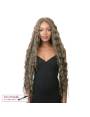 Perücken aus hitzebeständigen Fasern Perücken aus hitzebeständigen Fasern Lace Front Perücke extra lang on...
