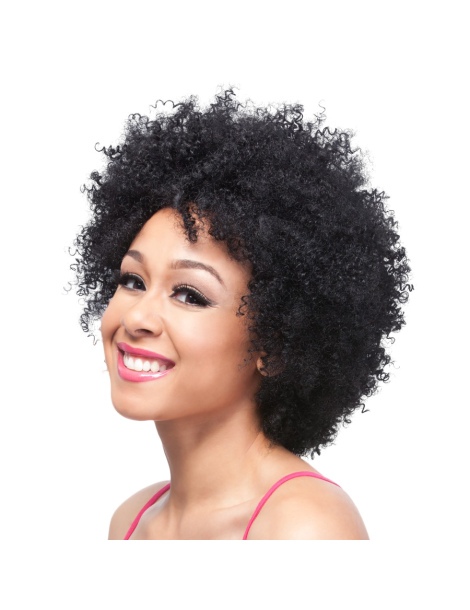 Perücken aus 100% Echthaar Perücken aus 100% Echthaar Lockenperücke 100% Echthaar Afro Curl it's a cap we...