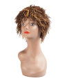 100% pelucas de pelo humano 100% pelucas de pelo humano peluca rizada 100% pelo humano afro curl...