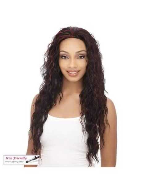 Demi perruque Fibre 100% Premium Demi perruque Fibre 100% Premium Demi tête perruque longue ondulé Runaway it's a half wig I...