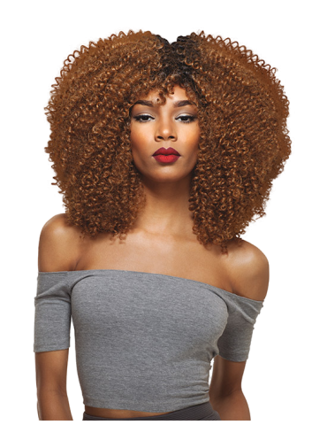 Weben mit synthetischen Fasern Weben mit synthetischen Fasern Weben krauser Afro 3c Whirly Purple Pack big beautiful hair oder..
