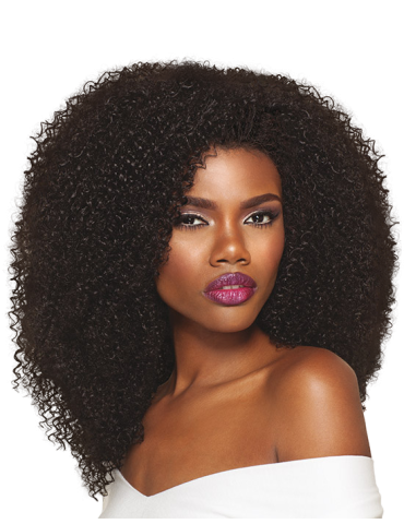 Demi perruques Demi perruques Demi Perruque Afro Crépus 3c Whirly Quick Weave Big Beautiful Hair Outre BIG BEAUTIFUL HAIR OU...