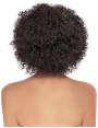 Accueil Accueil tissage court boucle en cheveux 100% humains et mélange de fibres Jerry Curl premium purple pack 3pcs outre ...