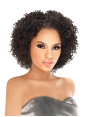 Accueil Accueil tissage court boucle en cheveux 100% humains et mélange de fibres Jerry Curl premium purple pack 3pcs outre ...