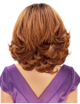 Accueil Accueil tissage court boucle en cheveux 100% humains et mélange de fibres Sea Wave premium purple pack 3pcs outre PR...