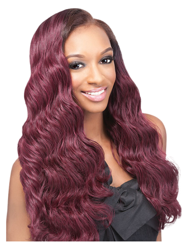 Tissage en fibres résistantes à la chaleur ou Futura Tissage en fibres résistantes à la chaleur ou Futura tissage wavy long B...