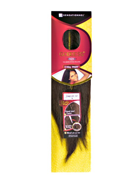 Closure natürliches Haar Closure natürliches Haar Closure 100% menschliches Haar Remi Yaki 3 Way Part goddess sensationelle GODD