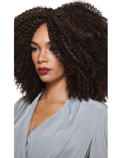 Tejido de fibras sintéticas Tejido de fibras sintéticas afro kinky weave 4a-Kinky Purple Pack big beautiful hair out...