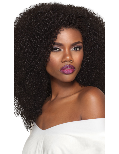 Demi perruques Demi perruques Demi Perruque Afro Crépus 3c Whirly Quick Weave Big Beautiful Hair Outre BIG BEAUTIFUL HAIR OU...