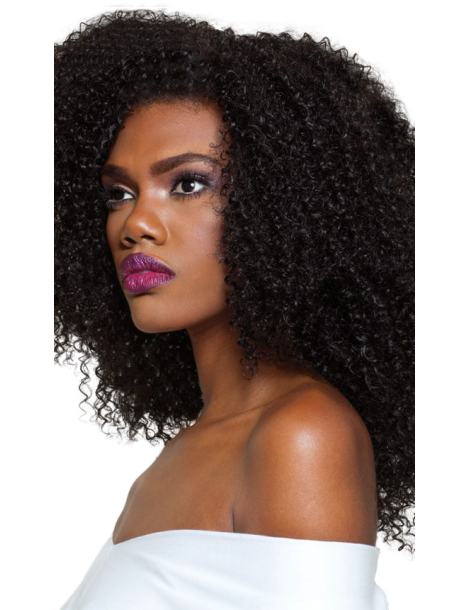 Demi perruques Demi perruques Demi Perruque Afro Crépus 3c Whirly Quick Weave Big Beautiful Hair Outre BIG BEAUTIFUL HAIR OU...