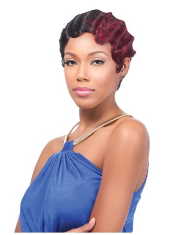 Perruques courtes en cheveux synthétiques Perruques courtes en cheveux synthétiques perruque femme courte demi wig instant fa...
