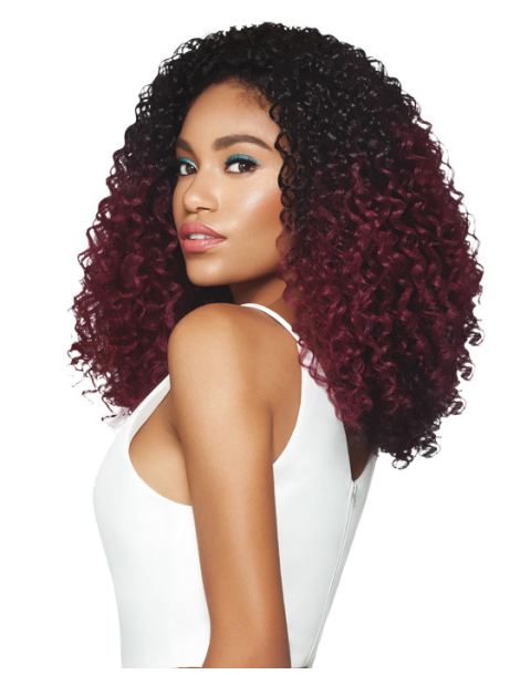 Half Wig 100% Premium Fiber Half Wig 100% Premium Fiber Half Wig in curly synthetic fiber Khia quic...