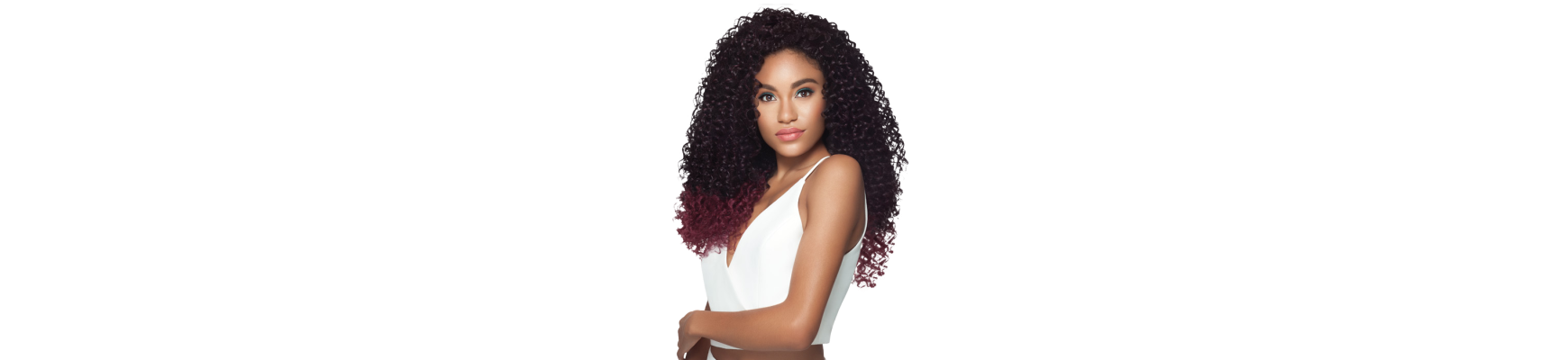 Half Wig 100% Premium Fiber Half Wig 100% Premium Fiber Half Wig in curly synthetic fiber Khia quic...