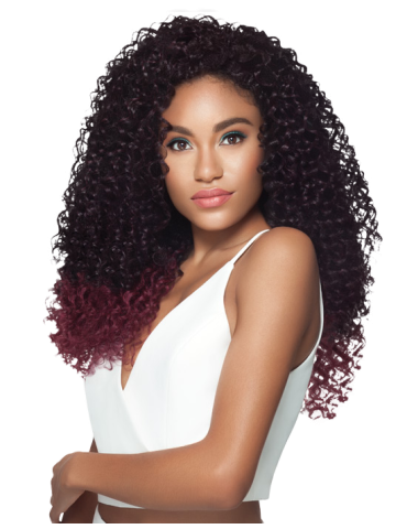 Demi perruque Fibre 100% Premium Demi perruque Fibre 100% Premium perruque demi-tête en fibres synthétiques frisées Khia quic...