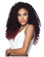 Demi perruque Fibre 100% Premium Demi perruque Fibre 100% Premium perruque demi-tête en fibres synthétiques frisées Khia quic...