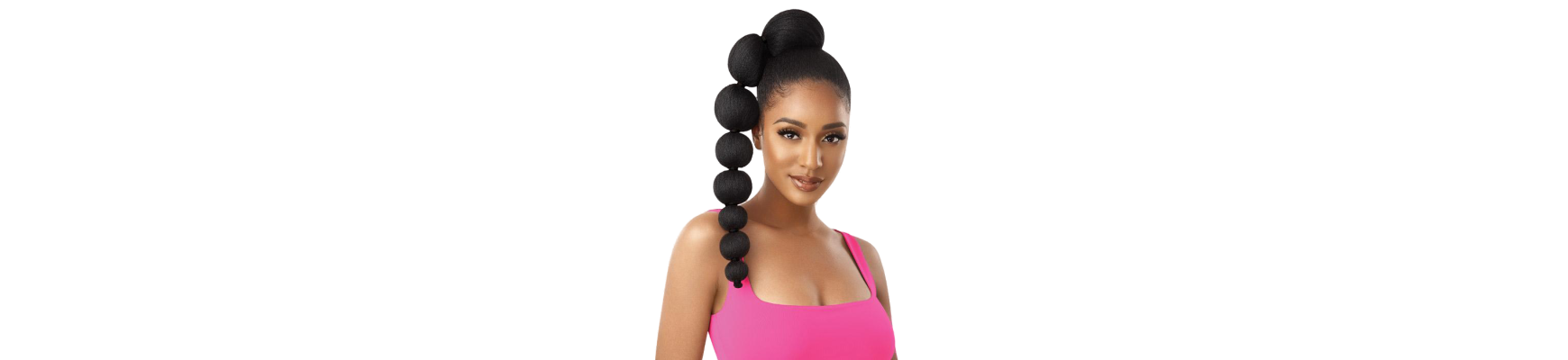 Postiches en cheveux synthétiques hi-heat Postiches en cheveux synthétiques hi-heat Postiche Queue de cheval AFRO PUFF BUBBLE...