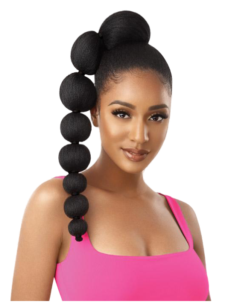 Postiches synthetic hair hi-heat Postiches synthetic hair hi-heat Postiche Ponytail AFRO PUFF BUBBLE...
