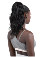 Postiches en cheveux synthétiques hi-heat Postiches en cheveux synthétiques hi-heat postiche queue de cheval mi-long et wavy ...