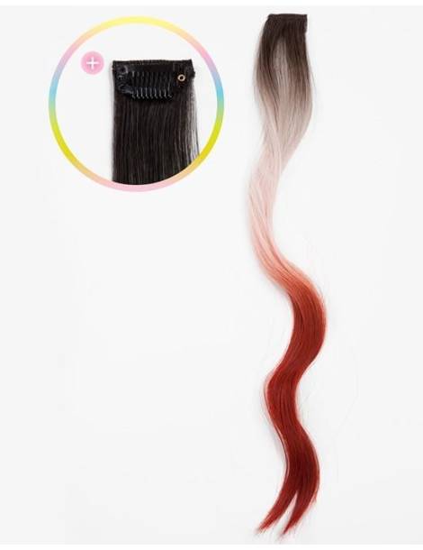Haarverlängerungen mit Clip Haarverlängerungen mit Clip Haarverlängerungen mit Clip farbige und wellenförmige body wave Kiss of 