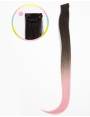 Haarverlängerung mit Clip Haarverlängerung mit Clip Haarverlängerung mit Clip bunte glatte Spitze in J Curl BABE PINK-2 spotl...