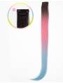 Clip in hair extensions Clip in hair extensions smooth colored J curl Cotton Candy-2 sp...