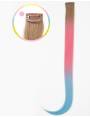 Extensions de cheveux a clip Extensions de cheveux a clip extensions a clips colores lisse pointe en j curl Cotton Candy-8 sp...
