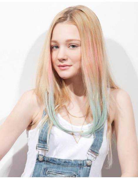 Extensions de cheveux a clip Extensions de cheveux a clip extensions a clips colores lisse pointe en j curl Honey drew-8 spot...