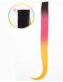 Extensions de cheveux a clip Extensions de cheveux a clip extensions a clips colorés lisse pointe J curl Pink Banana-2 spotli...
