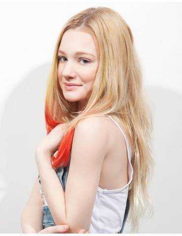Extensions de cheveux a clip Extensions de cheveux a clip extensions a clips colores lisse pointe j curl Summer-8 Sunset spot...