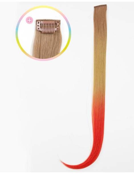 Extensions de cheveux a clip Extensions de cheveux a clip extensions a clips colores lisse pointe j curl Summer-8 Sunset spot...